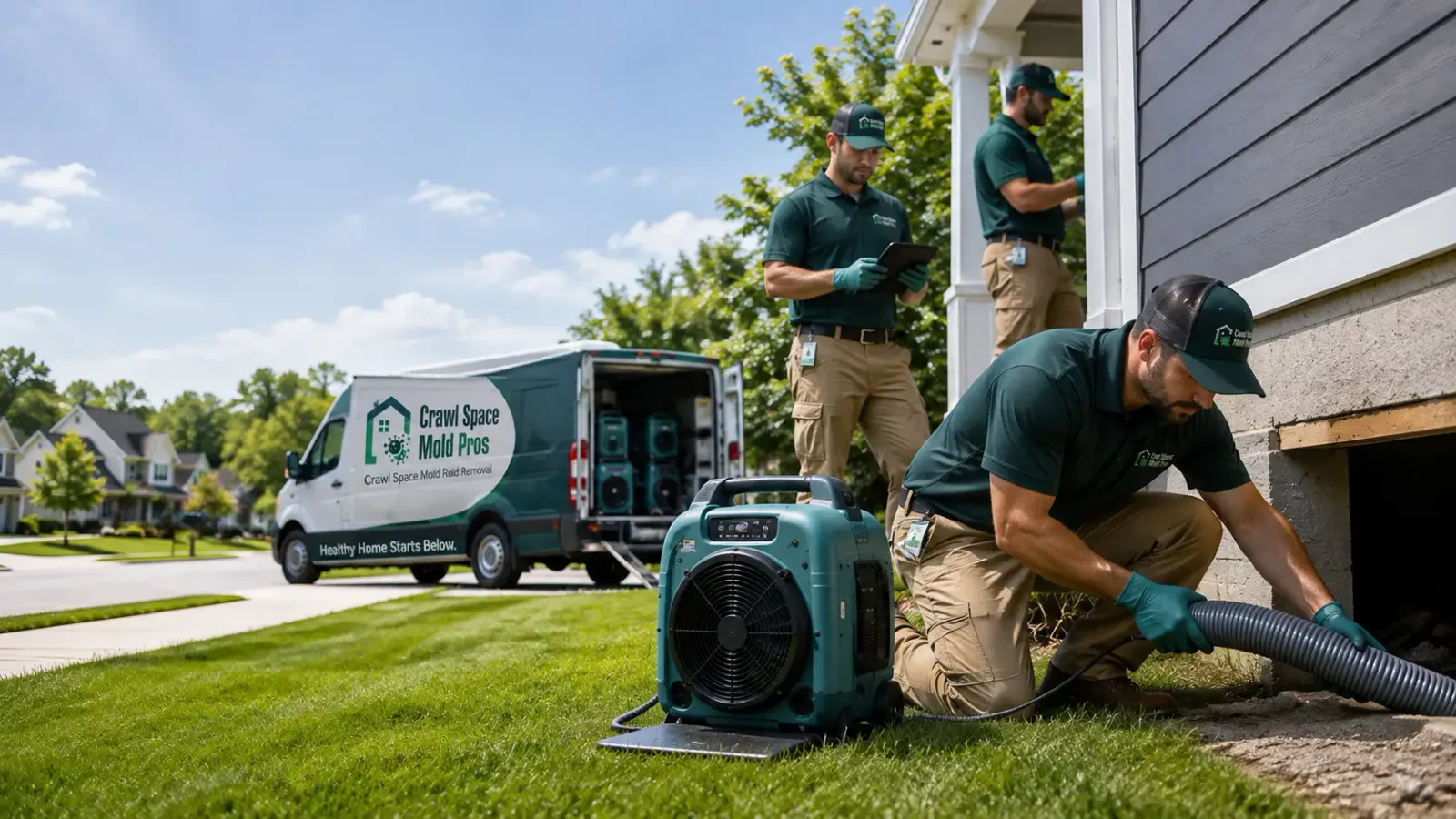 Crawl Space Mold Removal in Carson, WA